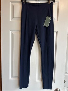 Lysse Navy Pull-On Leggings Size Medium | Slimming Stretch | NWT